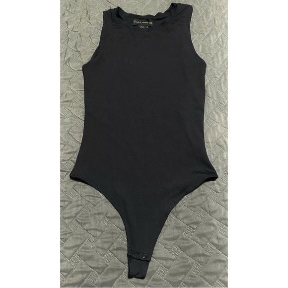 Revolve House of Harlow 1960 • Black High Neck Contour Bodycon Bodysuit XS - Picture 5 of 8